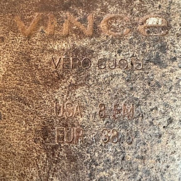 Vince Paz Venetian Grey Cream Genuine Snake Skin Leather Flat Loafers Size 8.5 - Picture 15 of 15